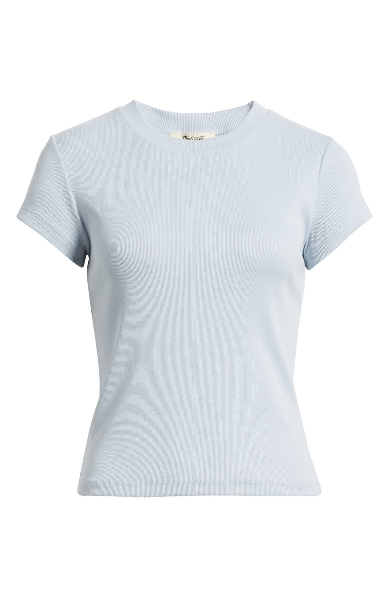 Madewell Supima<sup>®</sup> Cotton Rib T-Shirt, Alternate, color, Clear Sky
