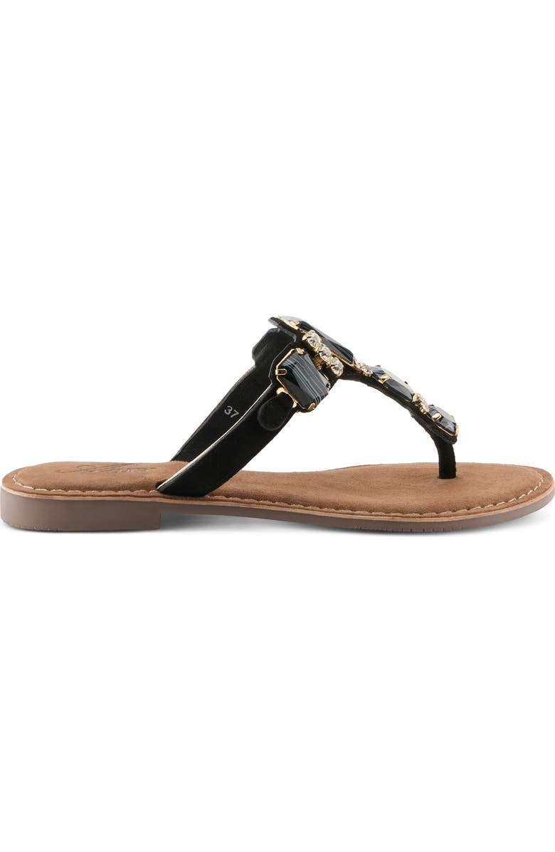 AZURA BY SPRING STEP Agates Sandal, Alternate, color, Black Suede