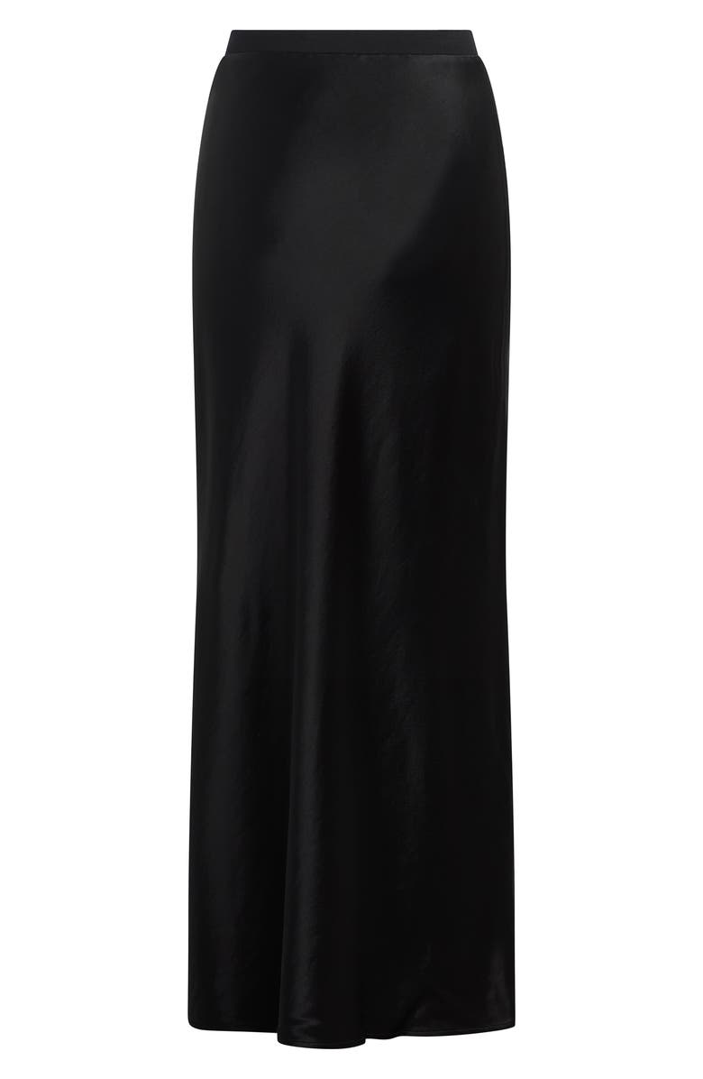 Favorite Daughter The Josie Satin Skirt, Alternate, color, Black