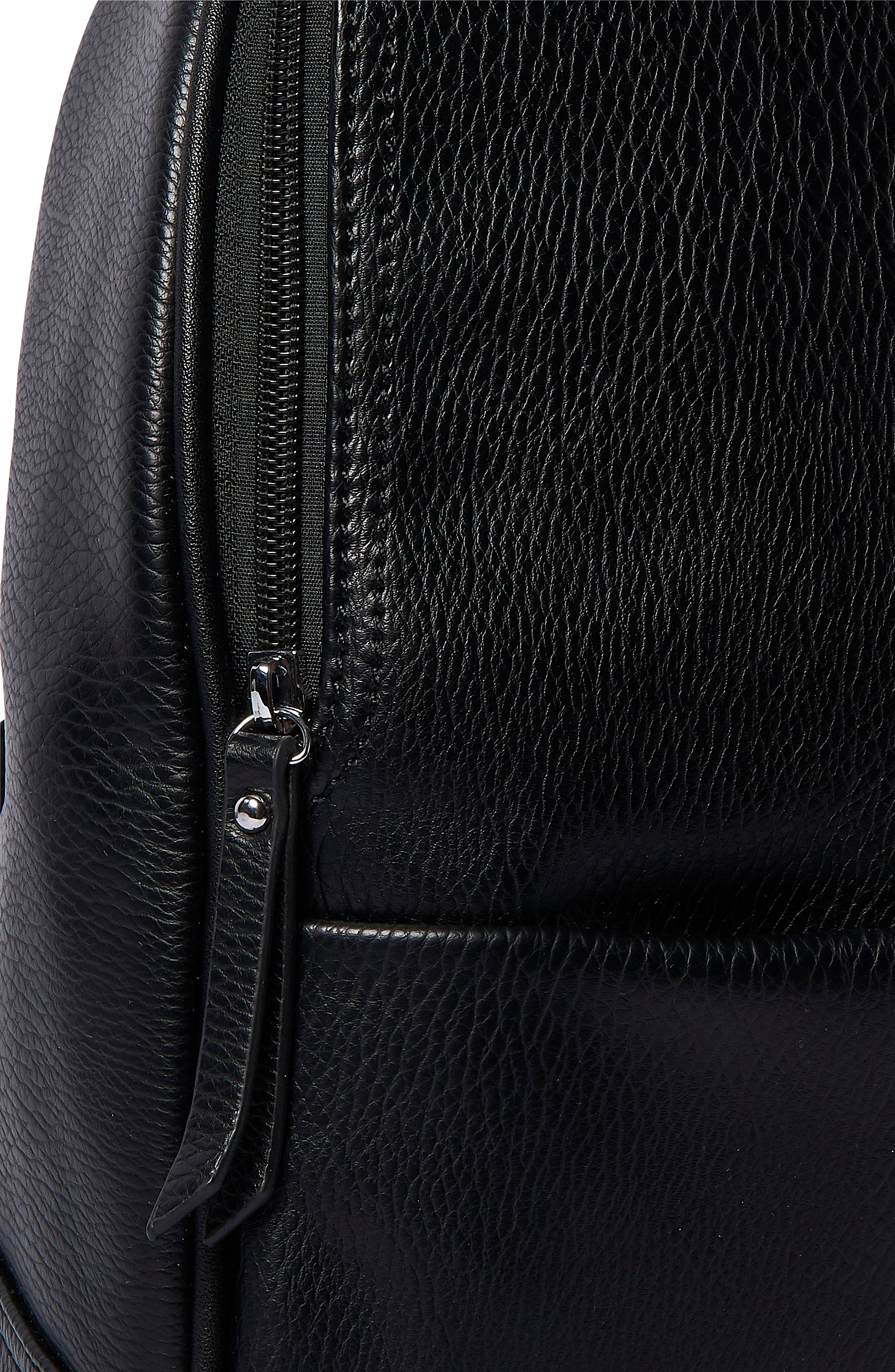 Vegan Leather Movement Backpack, Alternate, color, BLACK