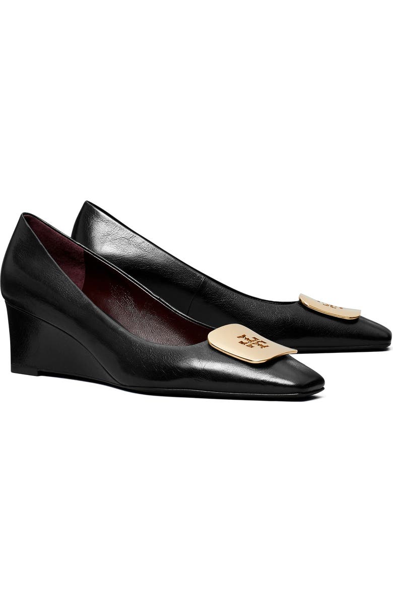 Tory Burch Georgia Wedge Pump, Main, color, Perfect Black