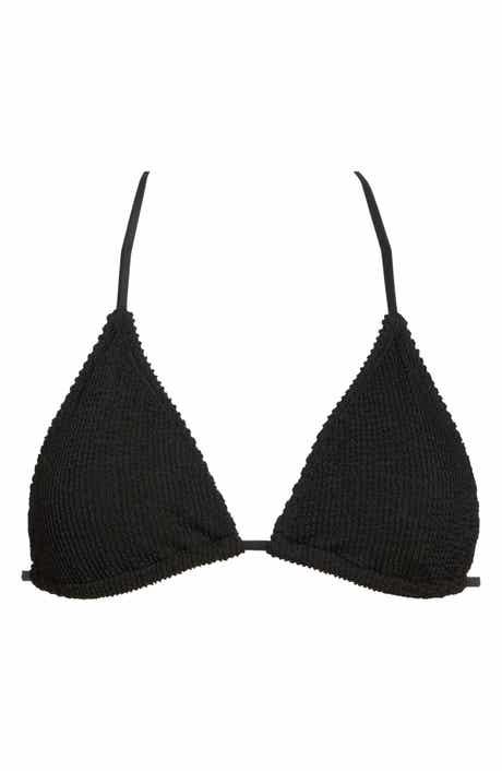 Good American Always Fit Triangle Bikini Top