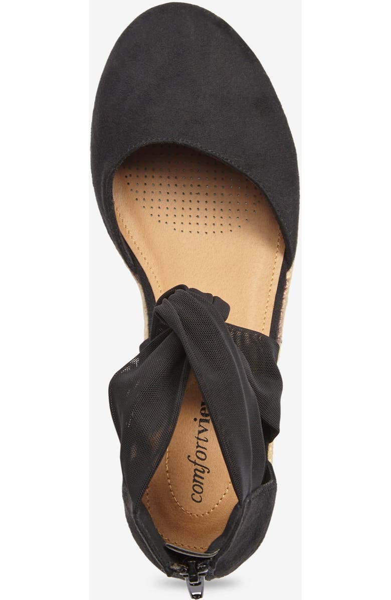 Comfortview The Sabine Espadrille, Alternate, color, Black