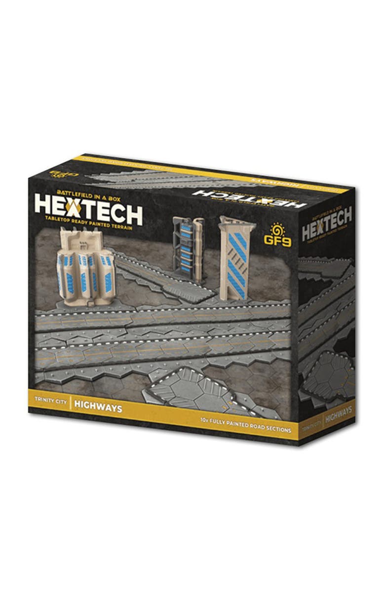 GF9 Hextech Trinity City Painted Highway Tiles, 10 Pieces, Alternate, color, 