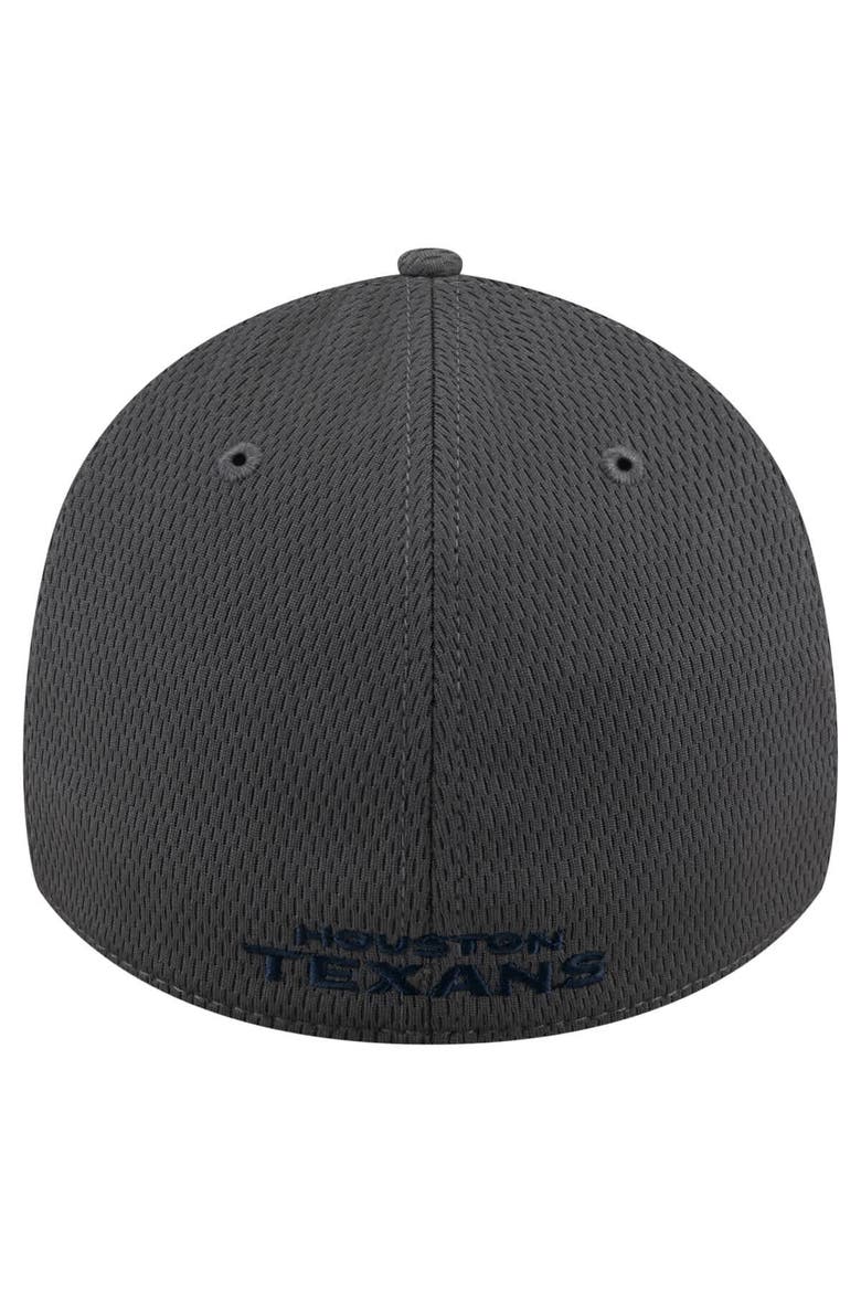 Men's New Era Graphite Houston Texans  Main 39THIRTY Flex Hat, Alternate, color, Graphite