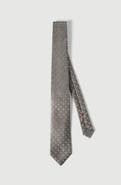 Brunello Cucinelli Silk tie with geometric floral pattern