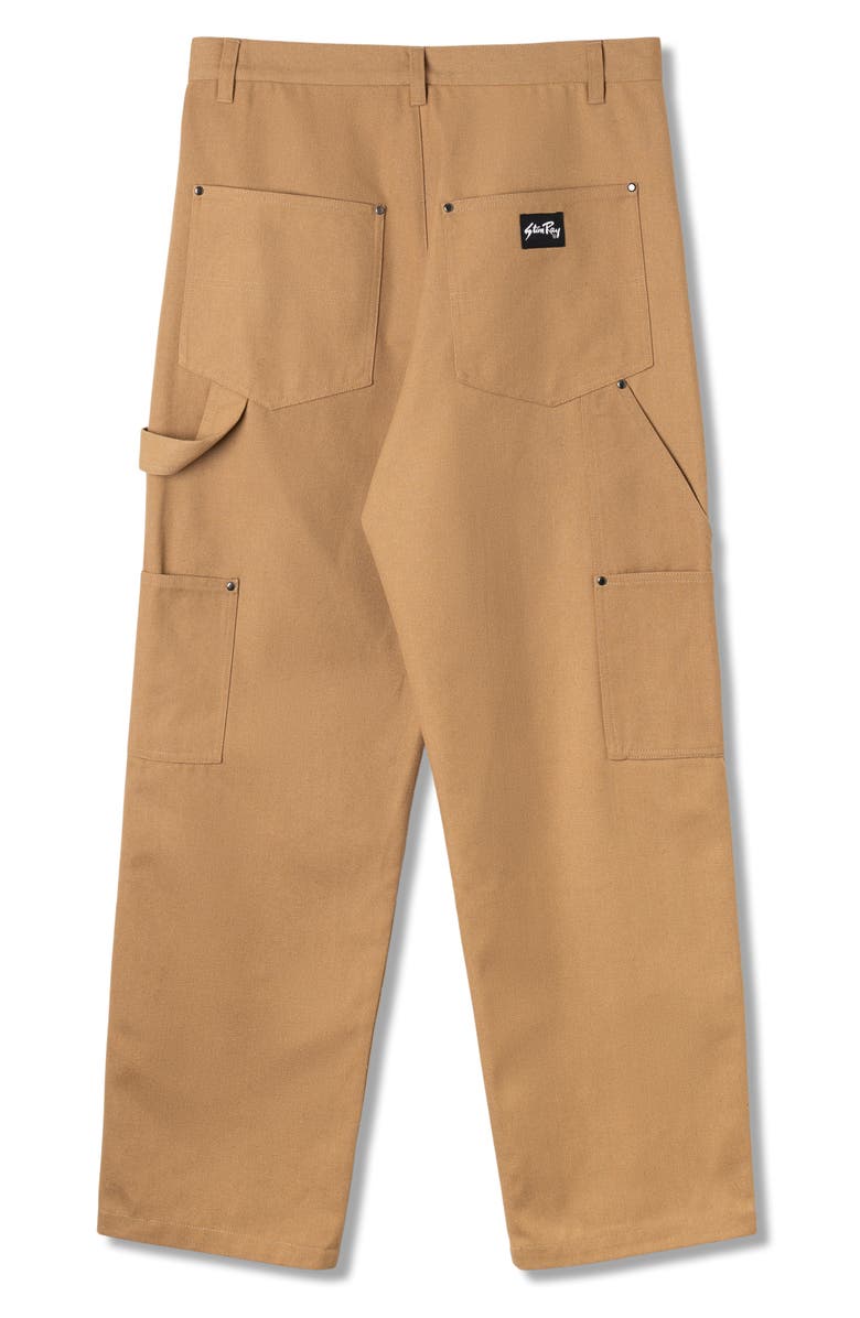 STAN RAY Double Knee Cotton Painter's Pants, Alternate, color, Brown