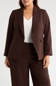 Tahari ASL One-Button Blazer