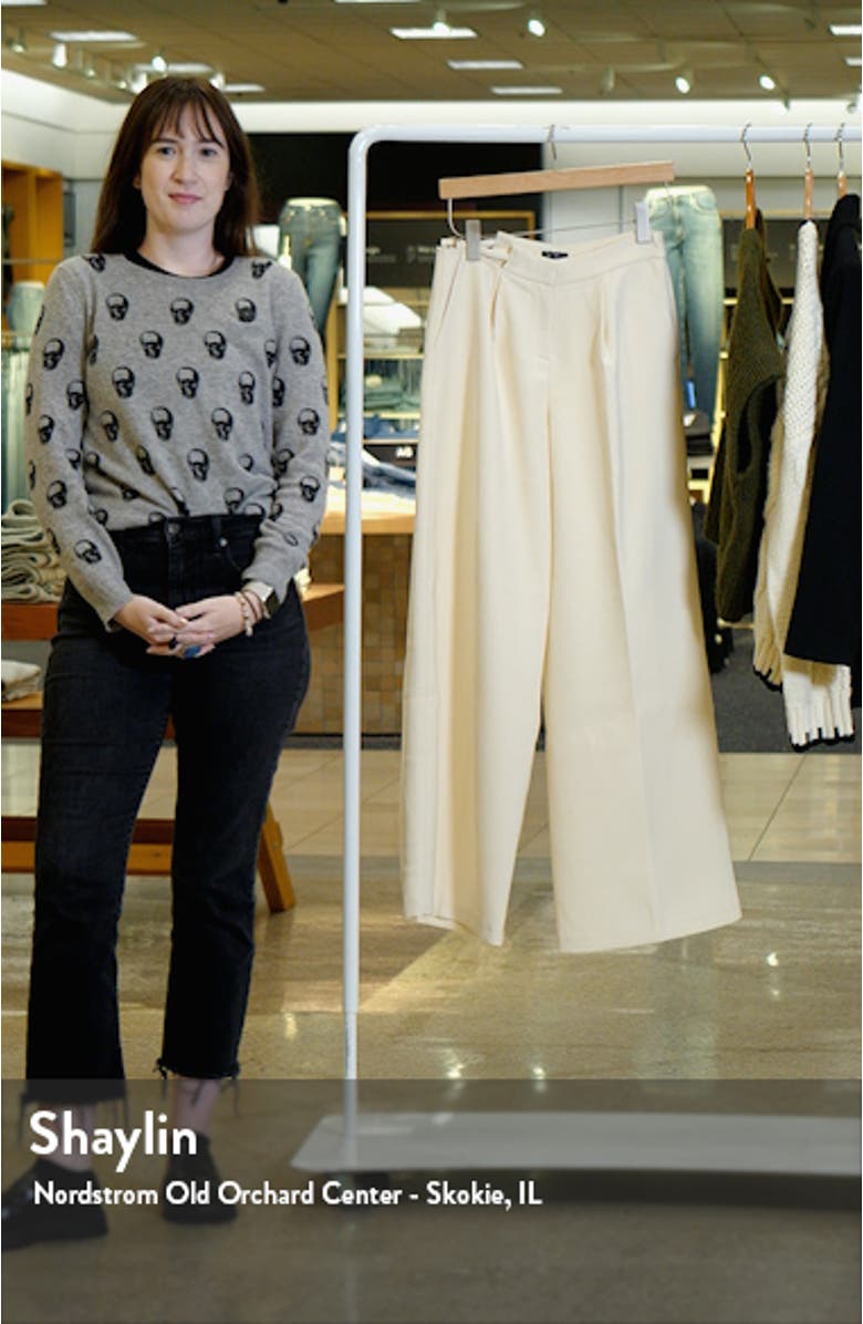 Cutout Waist Wide Leg Pants, sales video thumbnail
