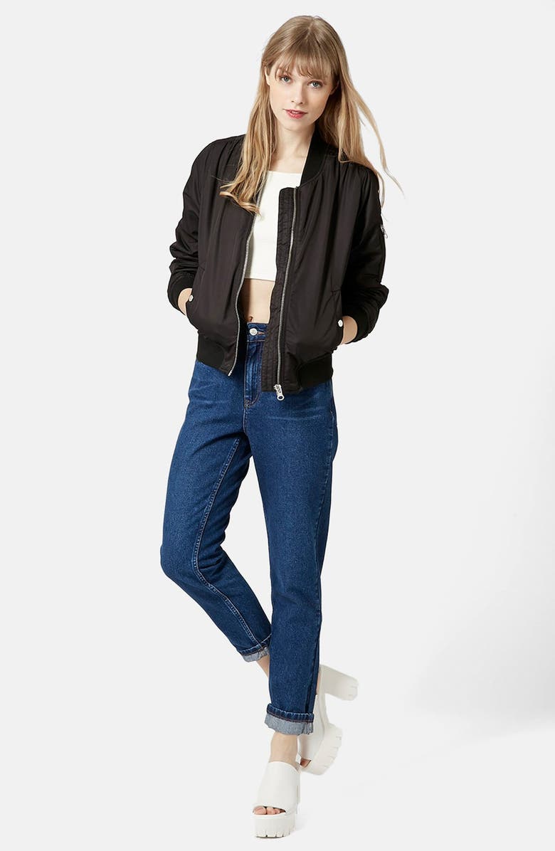 Topshop 'Florris MA1' Bomber Jacket, Main, color,
