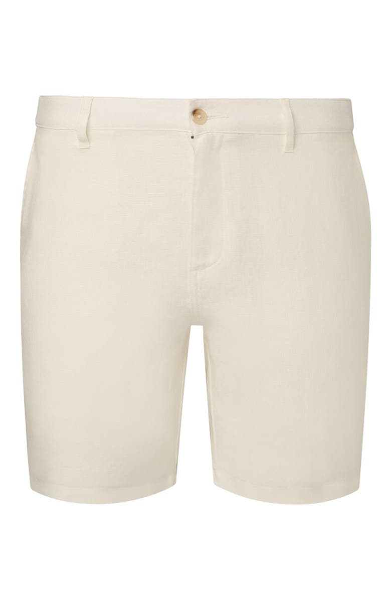 Onia Linen Fixed-Waist Short, Alternate, color, White