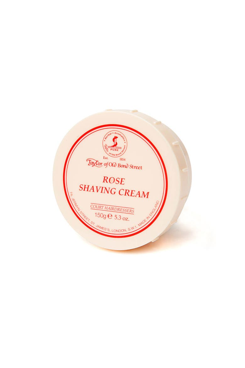 Rose Shaving Cream Bowl, Main, color, White