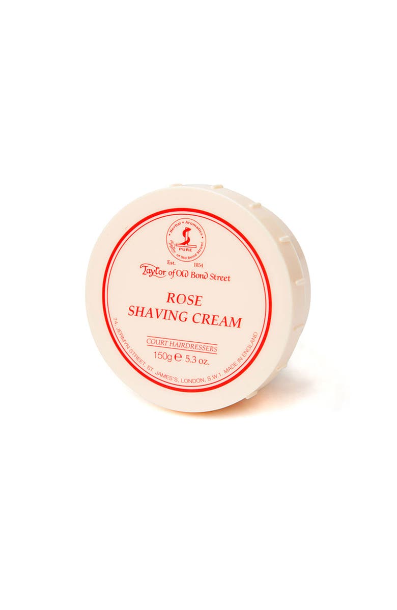 Taylor of Old Bond Street Rose Shaving Cream Bowl, Main, color, White