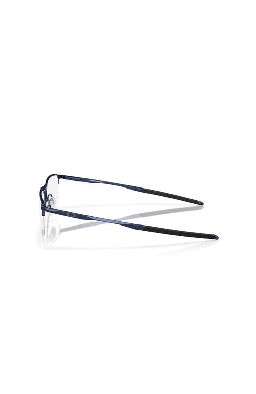 Oakley 53mm Rectangle Optical Glasses In Blue