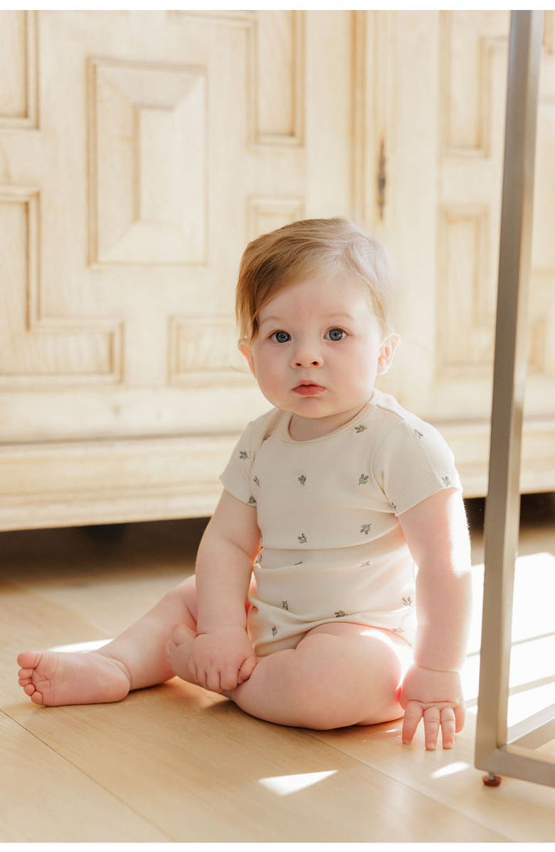 Ely's & Co. Embroidered Collection - Romper, Alternate, color, Ivory Berry