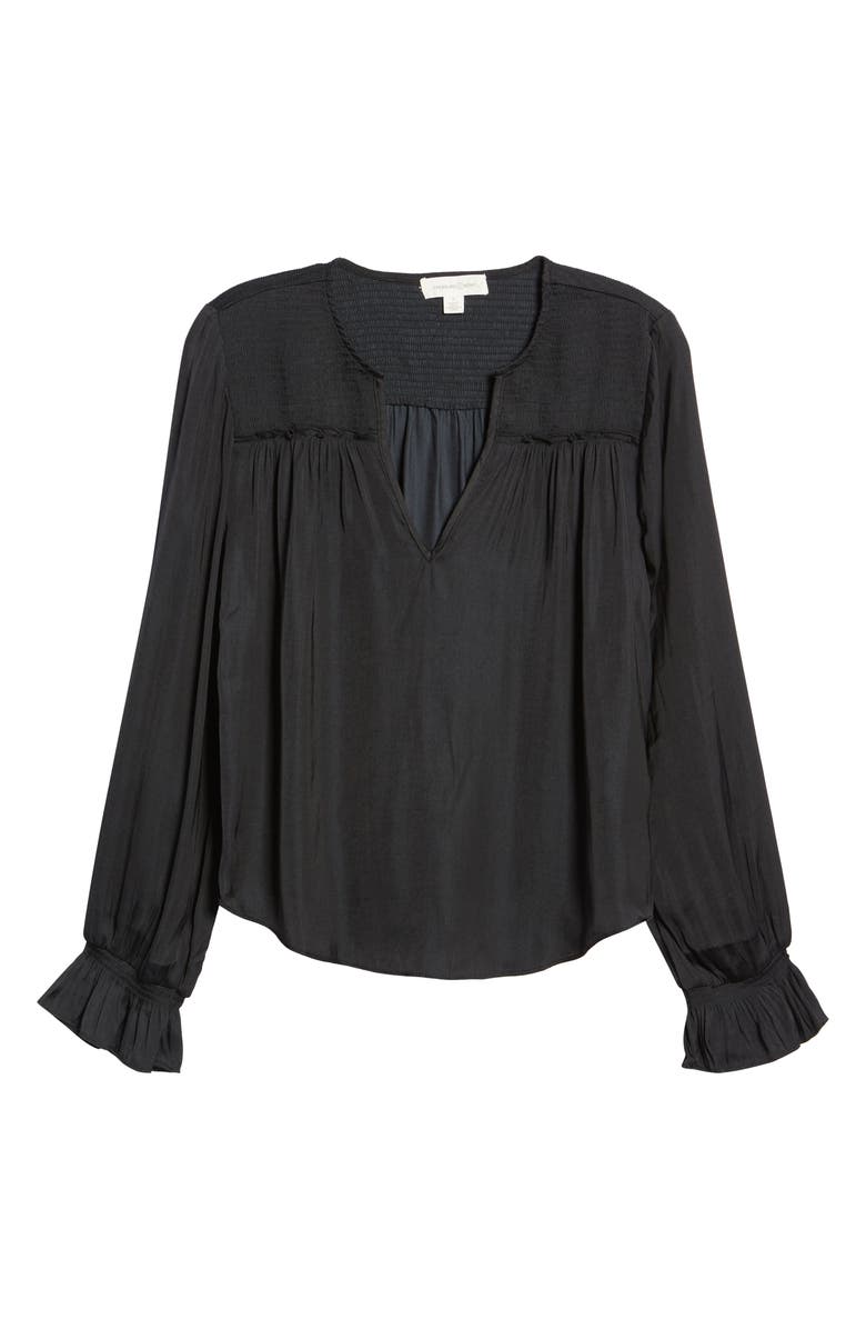 Treasure & Bond Split Neck Top, Alternate, color, 