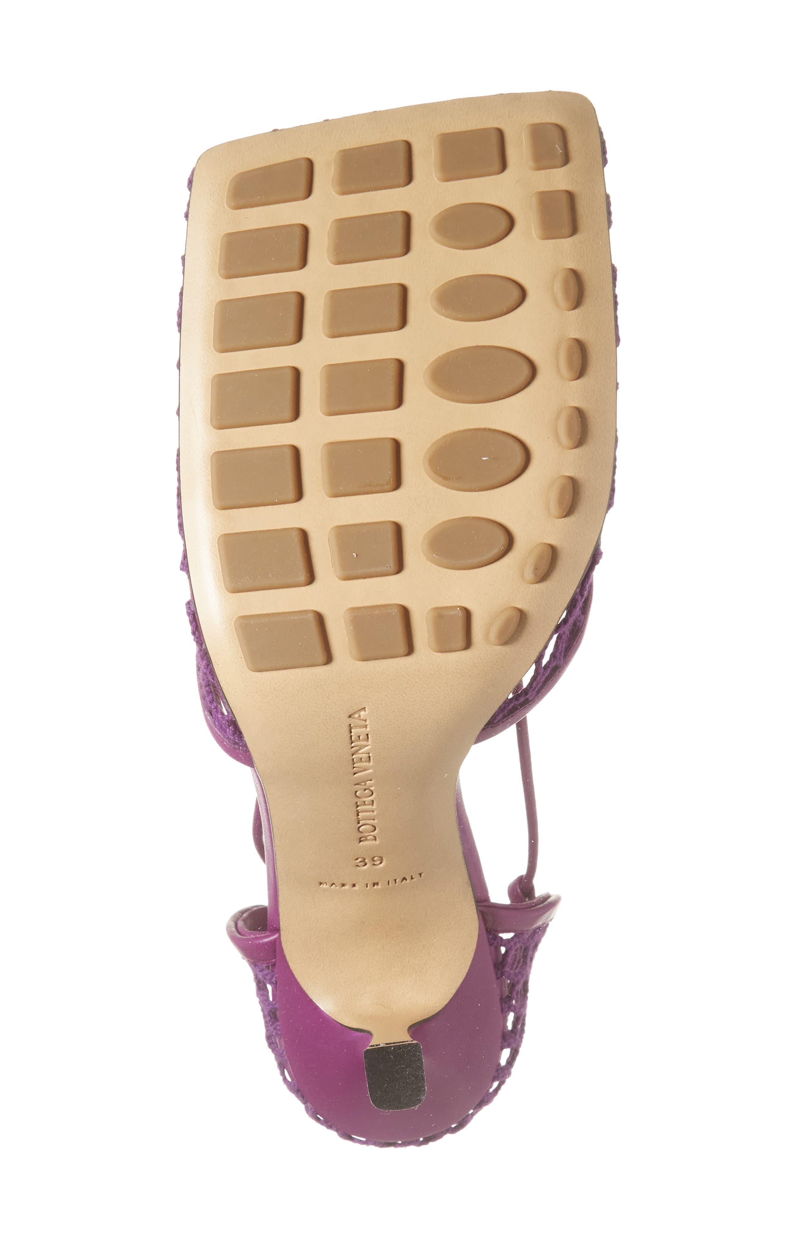 Bottega Veneta Stretch Lace-Up Sandal, Alternate, color, Venom