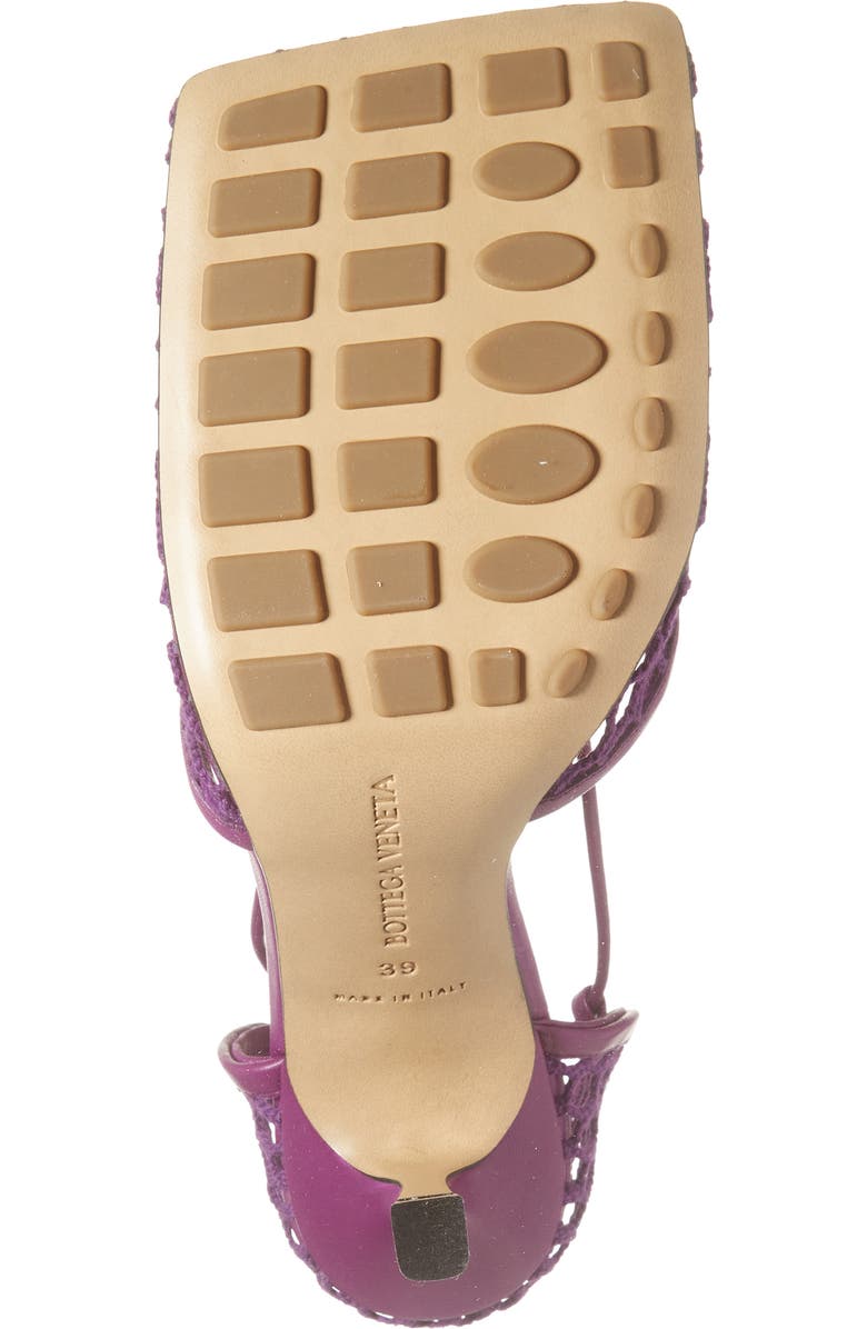 Bottega Veneta Stretch Lace-Up Sandal, Alternate, color, Venom