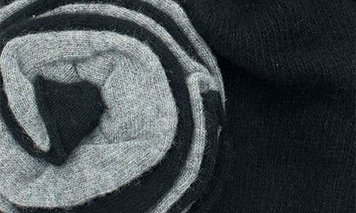 Portolano Dorset Rosette Beanie In Black