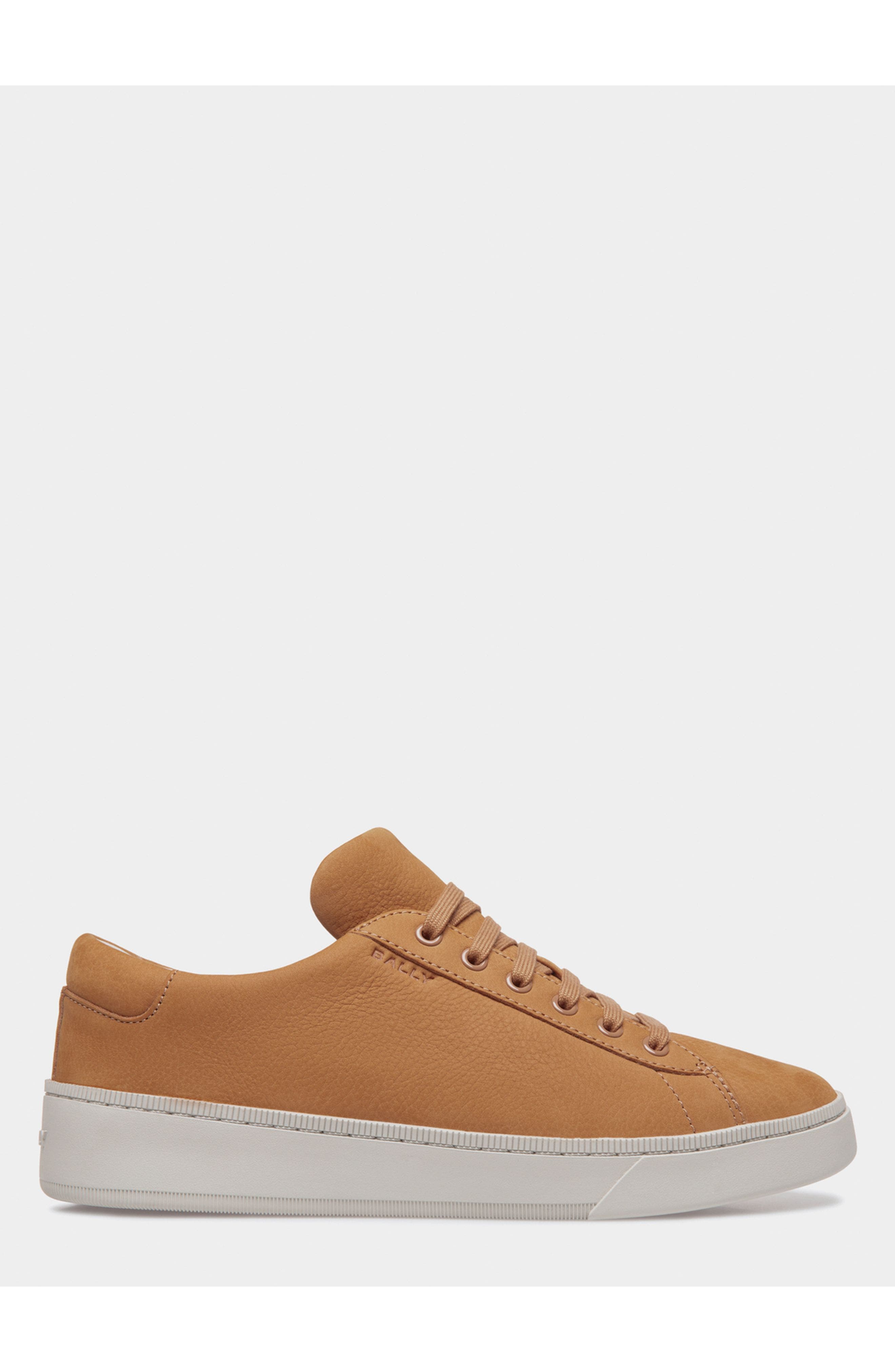 Bally Raise Sneaker in Nubuck Calf Leather, Main, color, Deserto 22