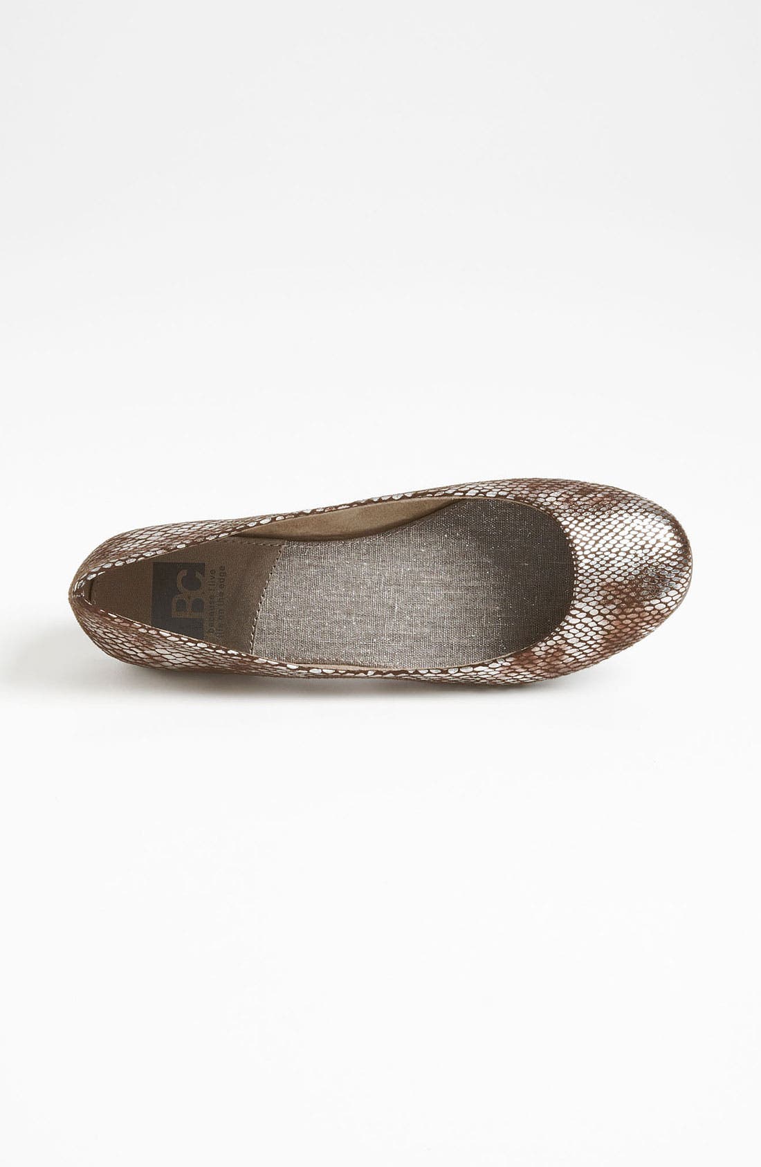 BC Footwear 'Limousine' Metallic Flat, Alternate, color, 