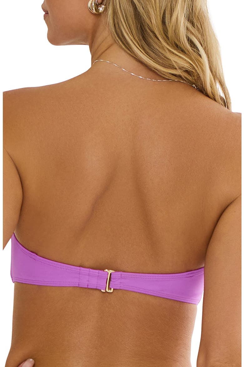 Sybil Scallop Colorblock Bikini Top, Alternate, color, RADIANT WAVE COLORBLOCK
