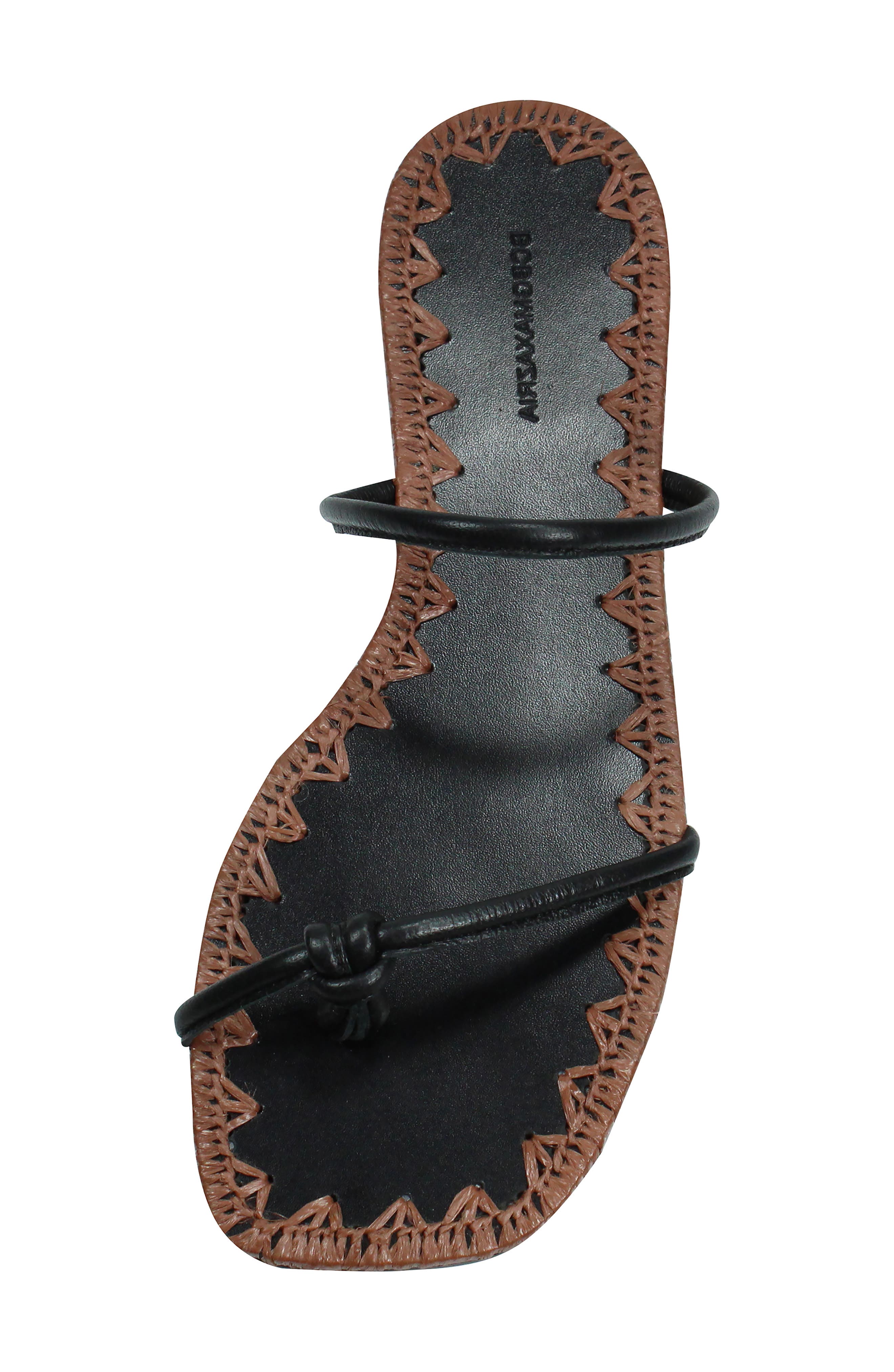 BCBGMAXAZRIA Bali Sandal, Alternate, color, Black/ Tan