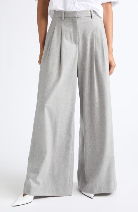 Avery Wide Leg Cotton Pants