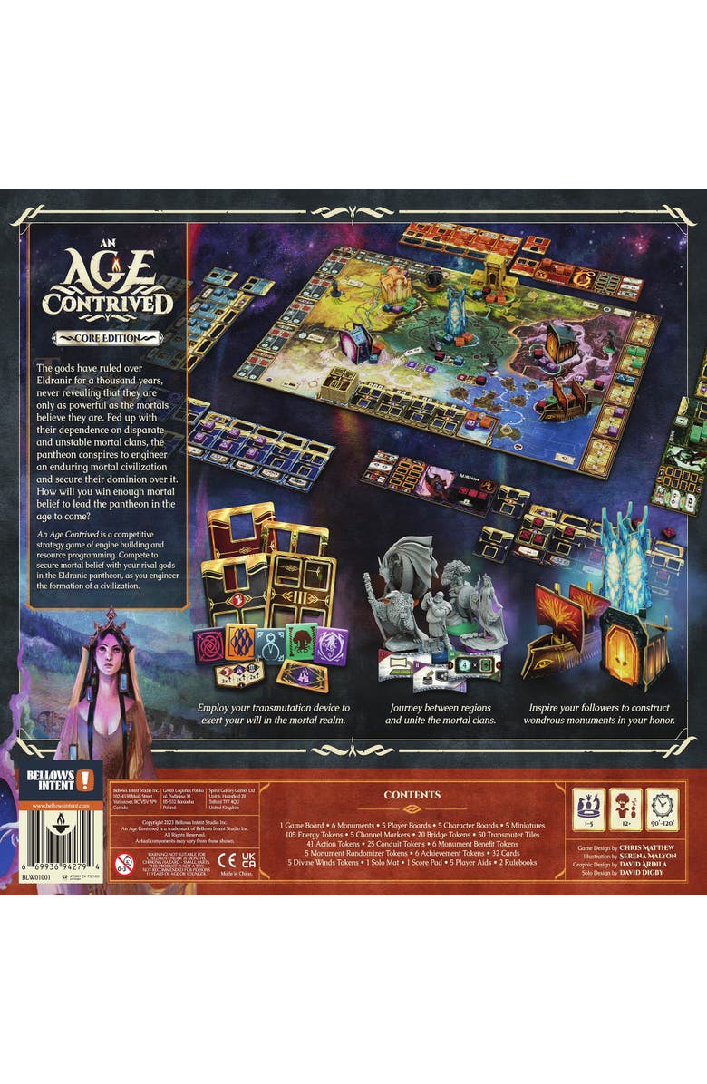 Bellows Intent An Age Contrived Engine Building Fantasy Board Game, Alternate, color,