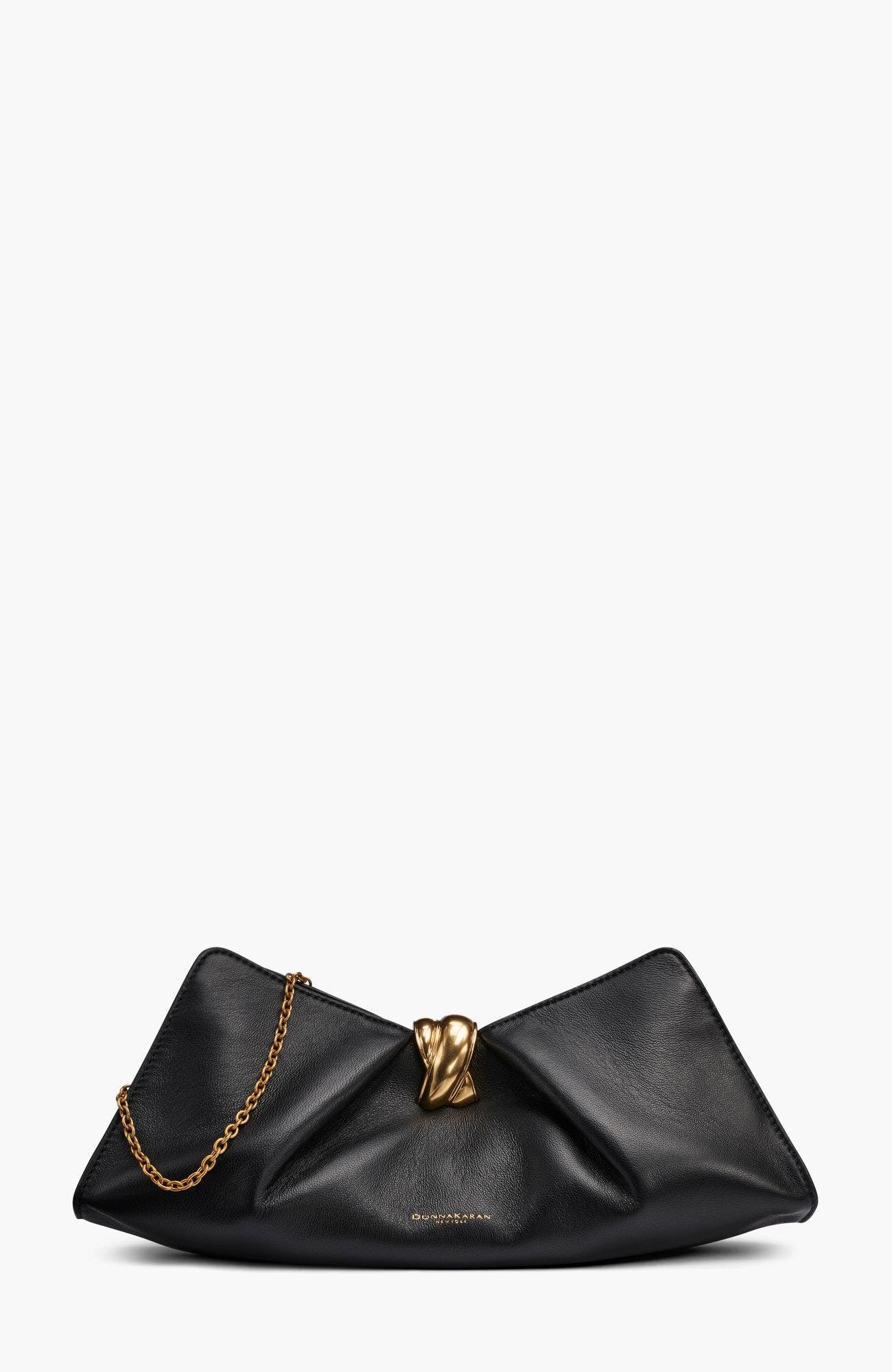 Cashmere Clutch, Main, color, Black/Gold