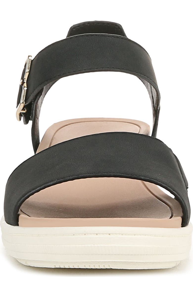 Dr. Scholl's Time Off Sky Ankle Strap Platform Sandal, Alternate, color, Black