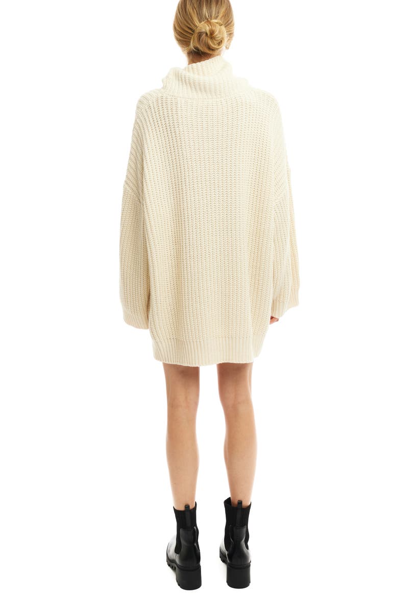 Laney Sweater Dress, Alternate, color, Creme