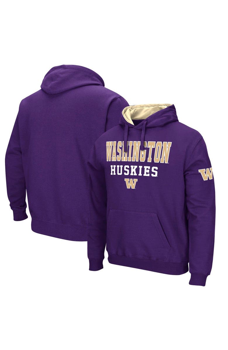 COLOSSEUM Men's Colosseum Purple Washington Huskies Sunrise Pullover Hoodie, Main, color, Purple
