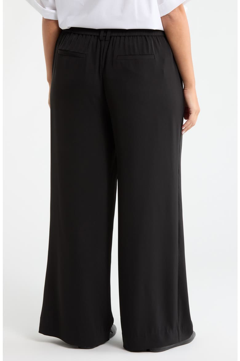 Ellison Pull-On Wide Leg Pants, Alternate, color, BLACK
