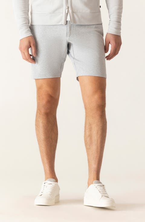 Galaxy Bermuda Flat Front Stretch Twill Shorts