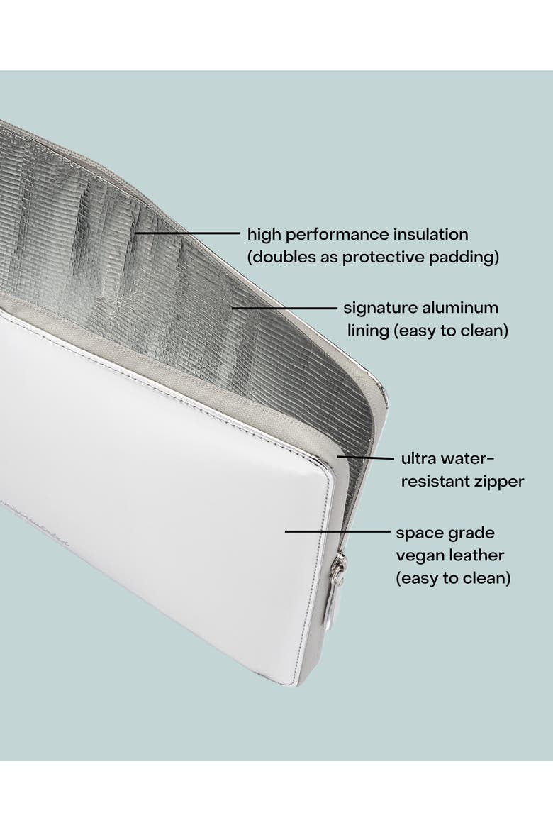 Performance Laptop Sleeve, Alternate, color, Silver