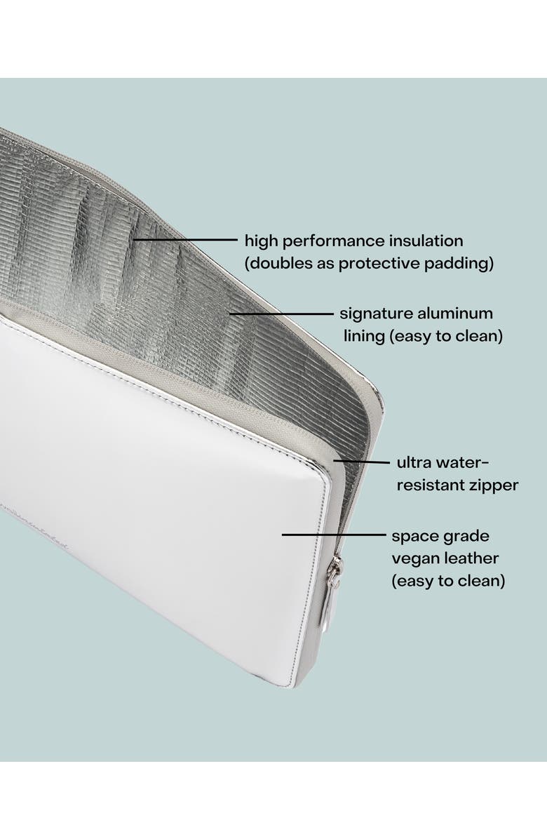 WELLinsulated Performance Laptop Sleeve, Alternate, color, Silver