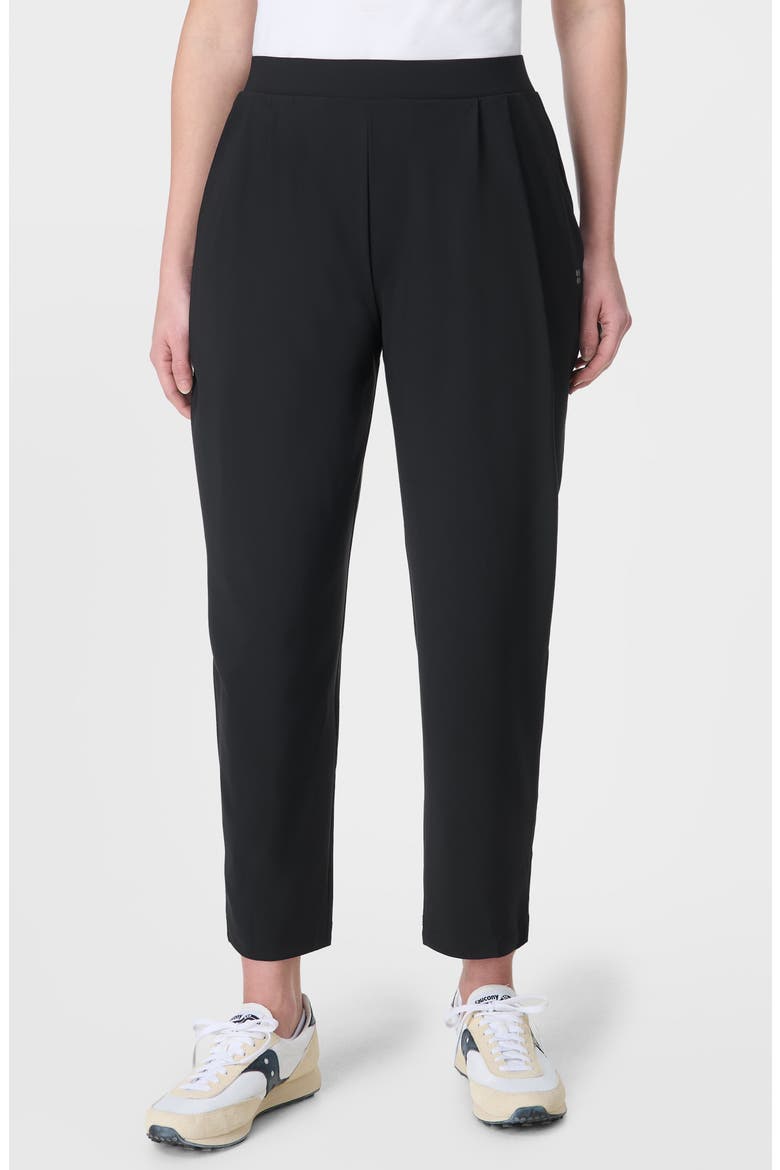 Explorer Crop Barrel Leg Pants, Main, color, BLACK