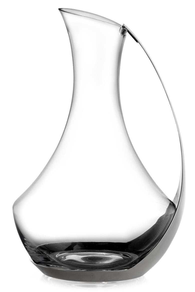 Vie Wine Pitcher, Main, color, WHITE