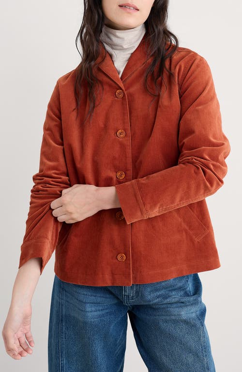 Seasalt Cornwall Brightwork Corduroy Jacket In Red