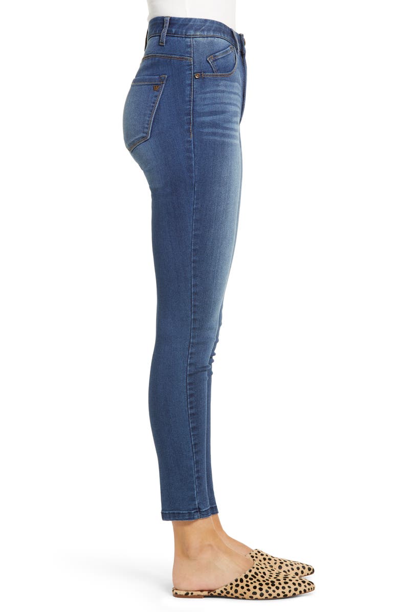 Wit & Wisdom Ab-Solution High Waist Crop Jeans, Alternate, color,