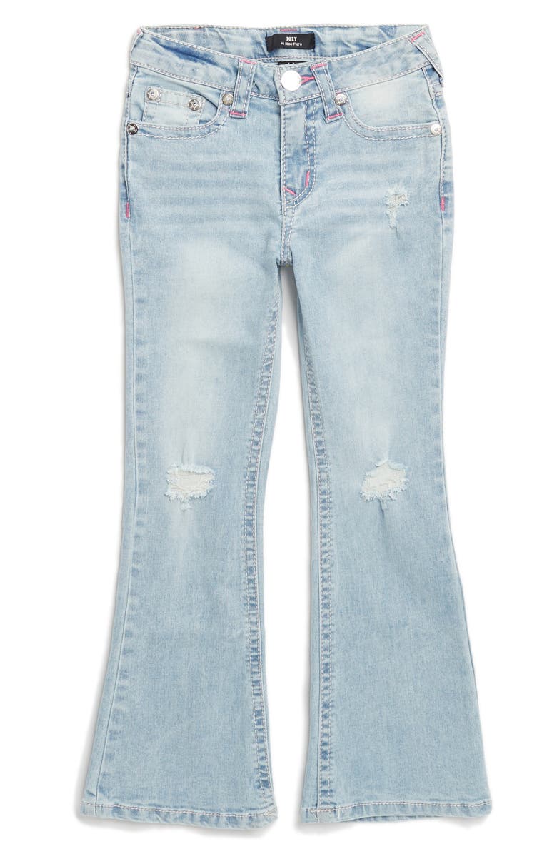 True Religion Kids' Joey High Waist Flare Leg Jeans, Main, color, 