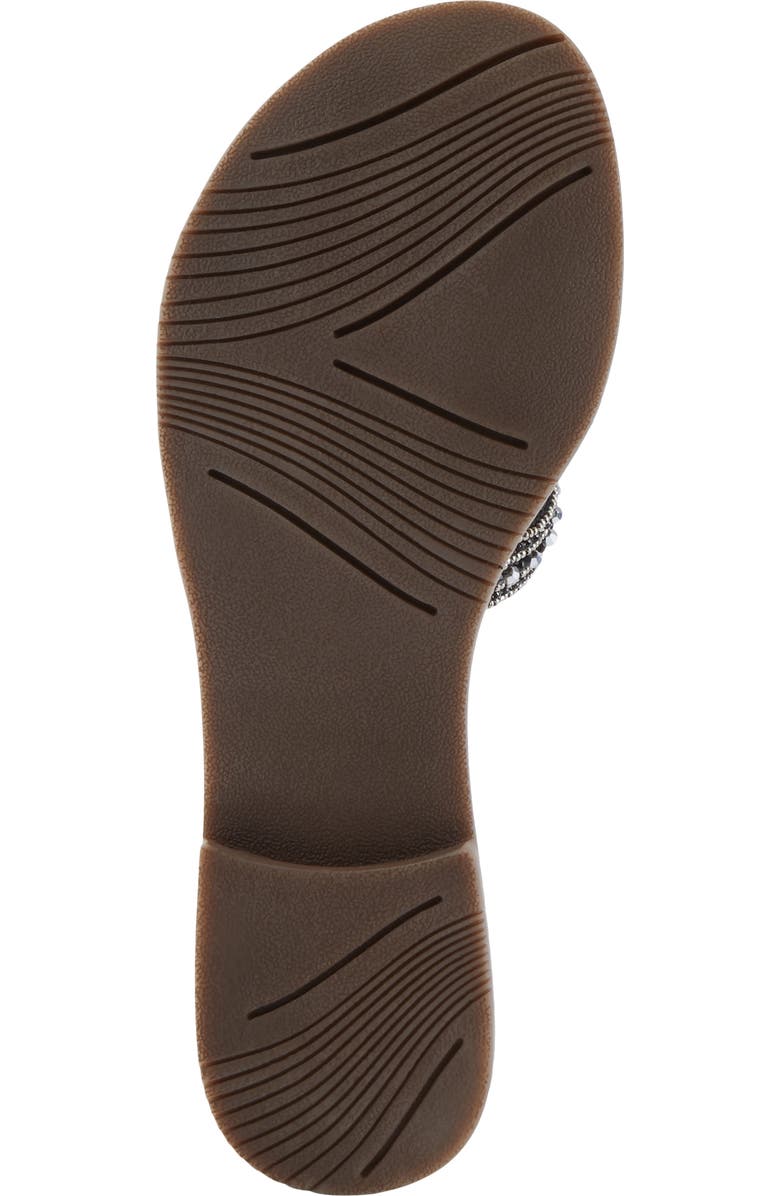 AZURA BY SPRING STEP Poshco Beaded Slide Sandal, Alternate, color, Black Multi