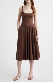 Reformation Rou Jersey Midi Dress