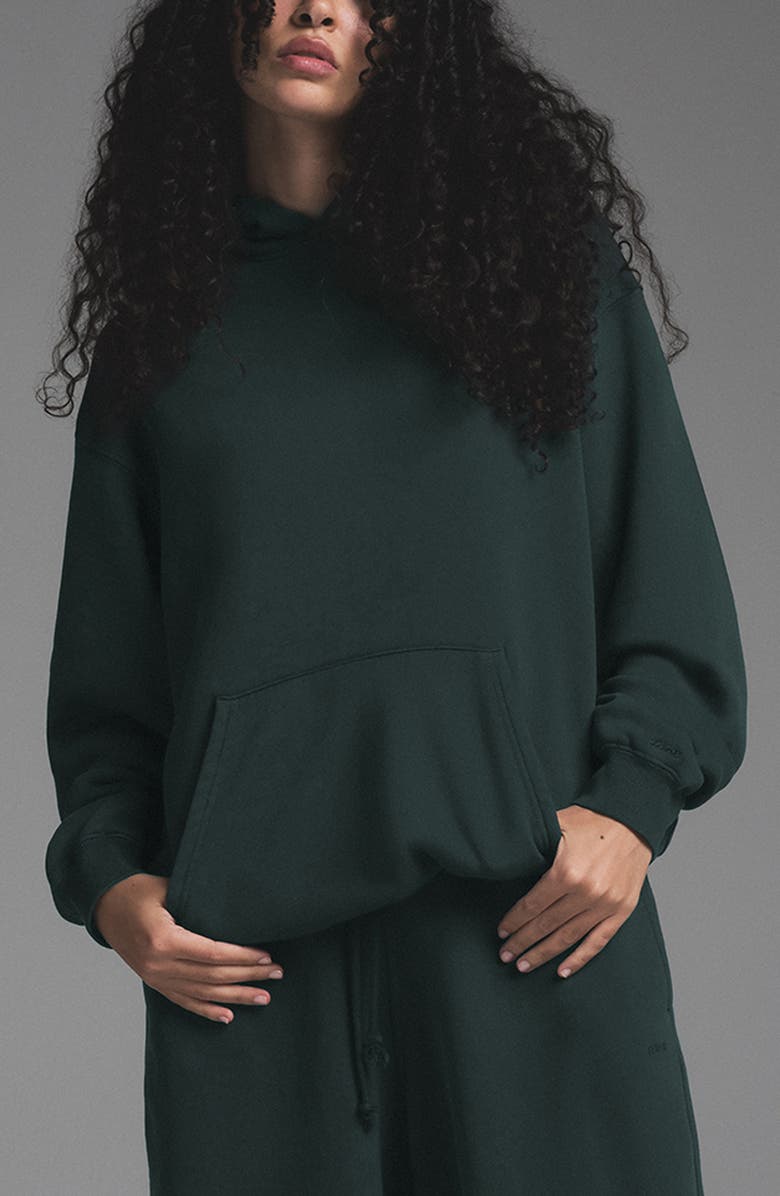 SKIMS Oversize Fleece Hoodie, Main, color, 