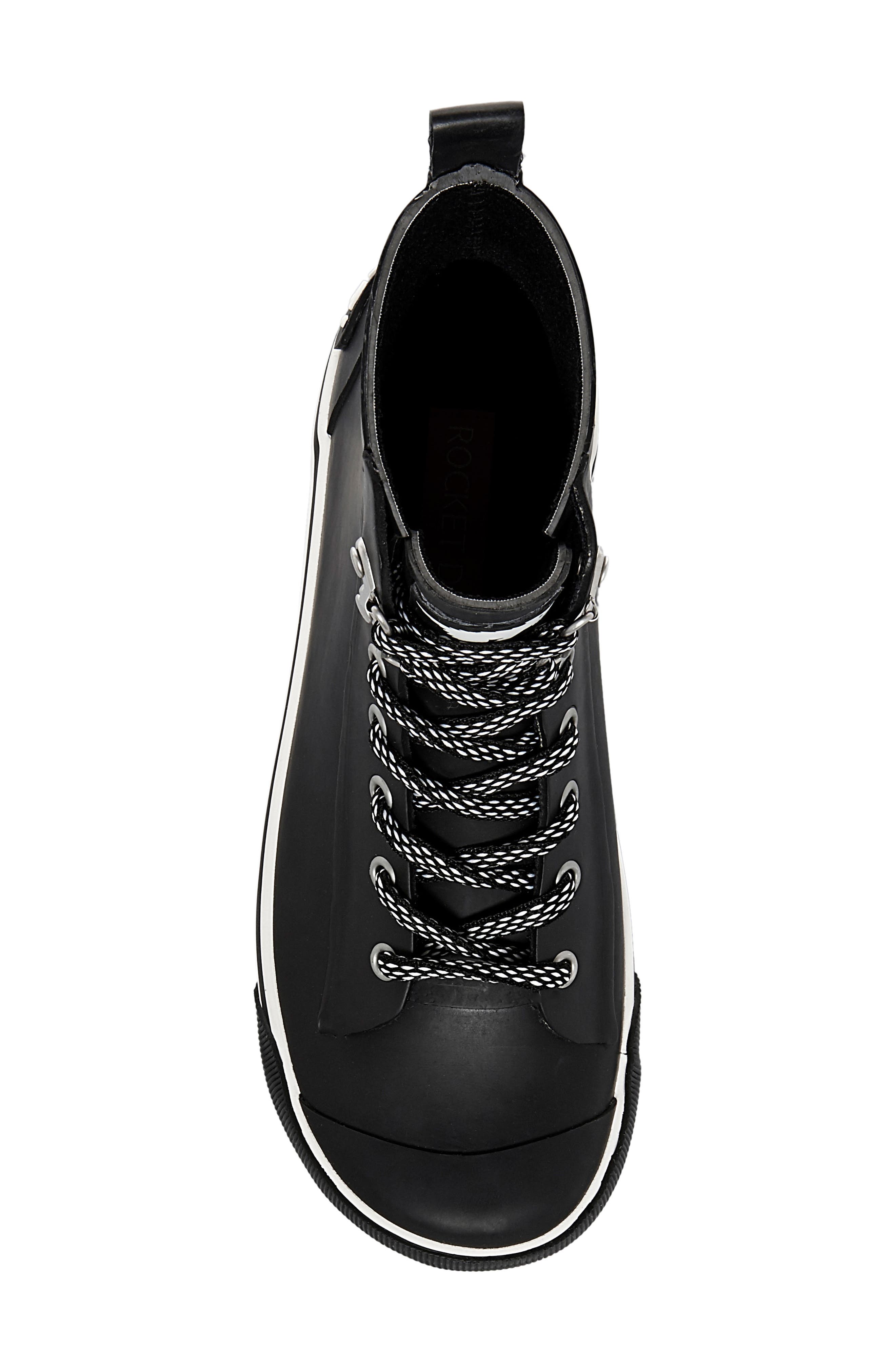 Rainy Sneaker Boot, Alternate, color, BLACK