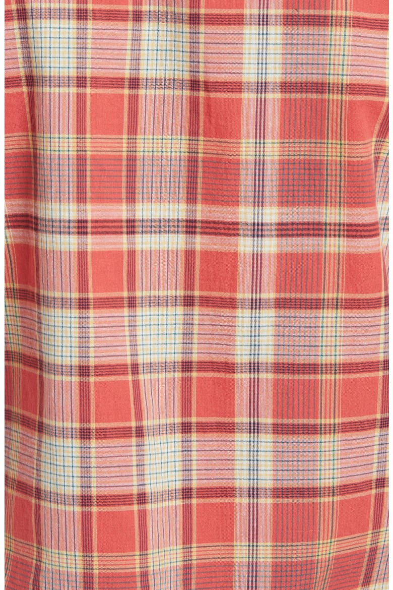 Madras Slim Fit Plaid Button-Up Shirt, Alternate, color, KINGSCOURT PLAID
