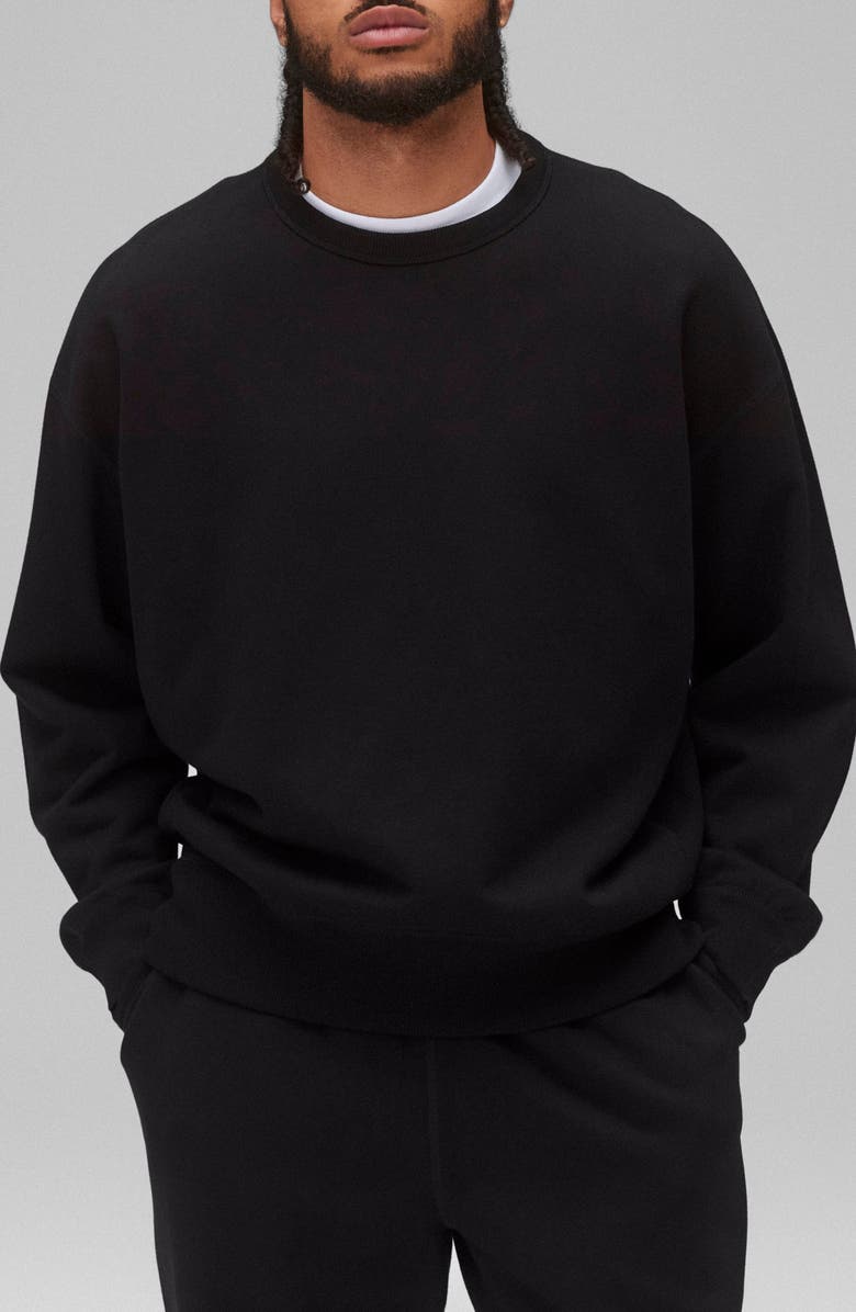 Reigning Champ Midweight Terry Relaxed Crewneck Sweatshirt, Main, color, 