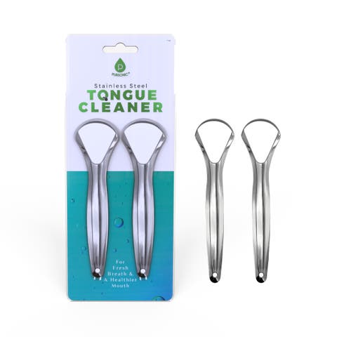 Stainless Steel Tongue Cleaner 2 Pack