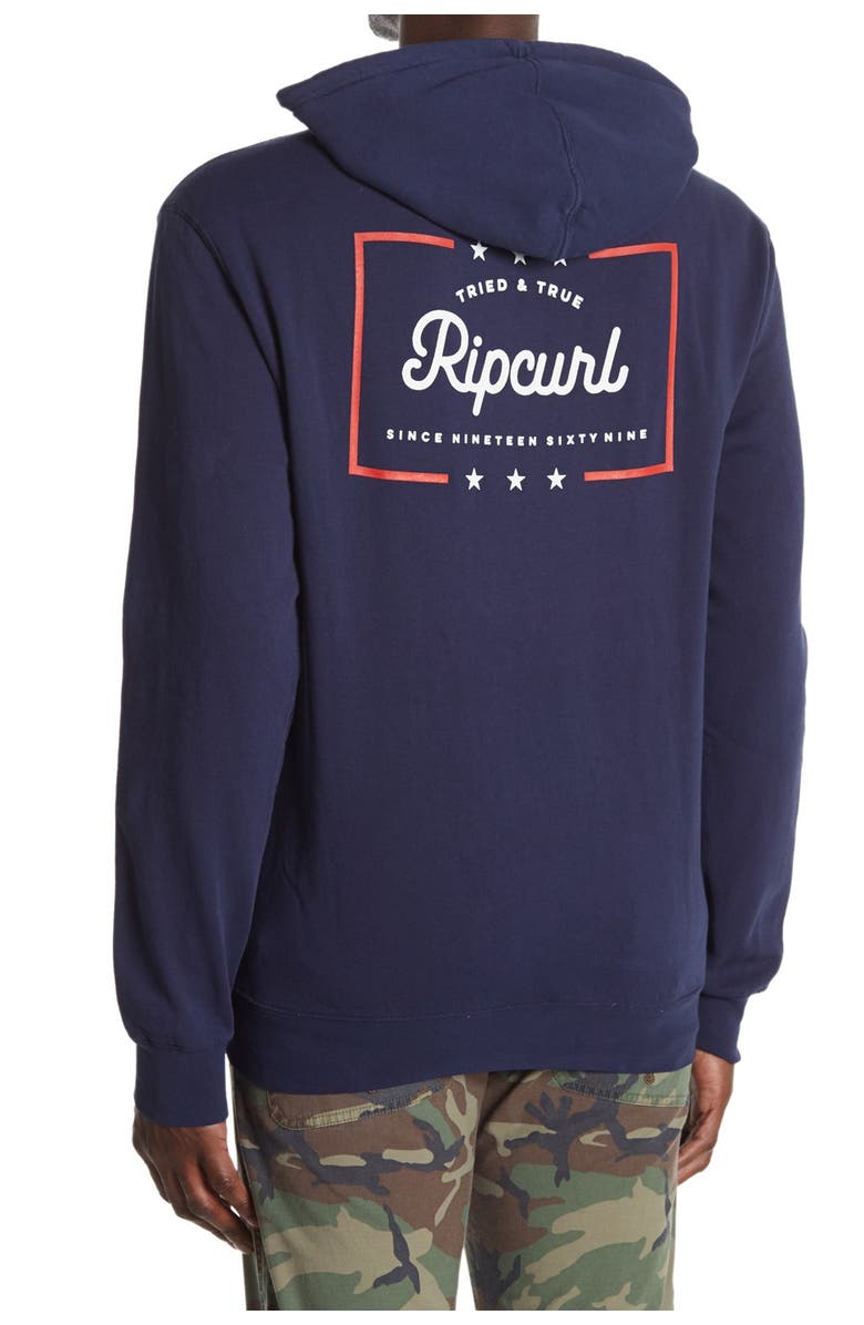 Rip Curl American Made Fleece Pullover Hoodie, Main, color, 